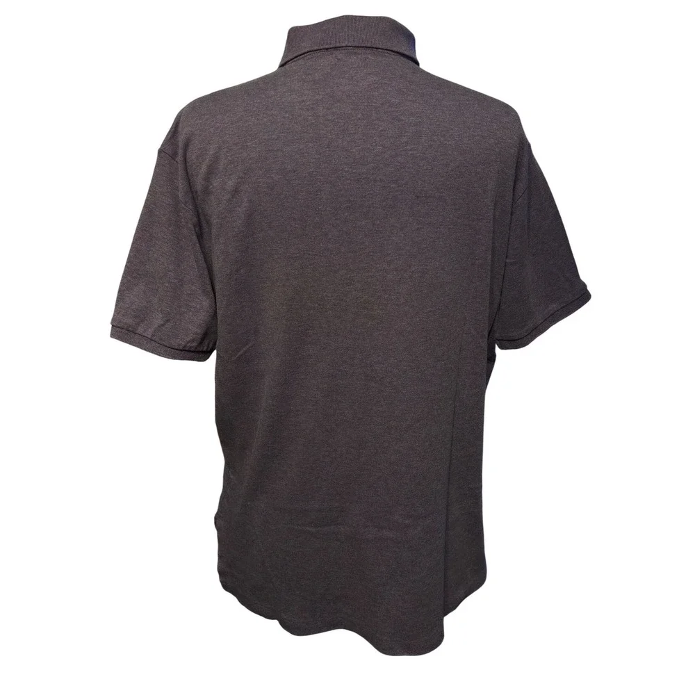 Ralph Lauren Polo Custom Fit Heathered Purple Short Sleeve Polo Shirt‎ Men's L